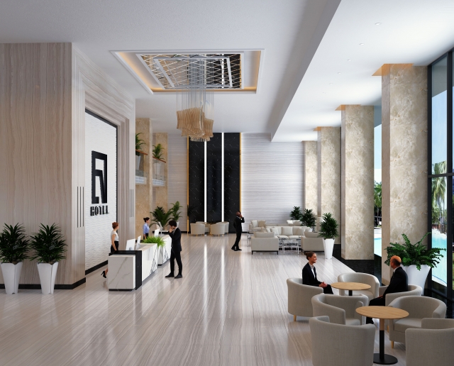 ホテルのロビー